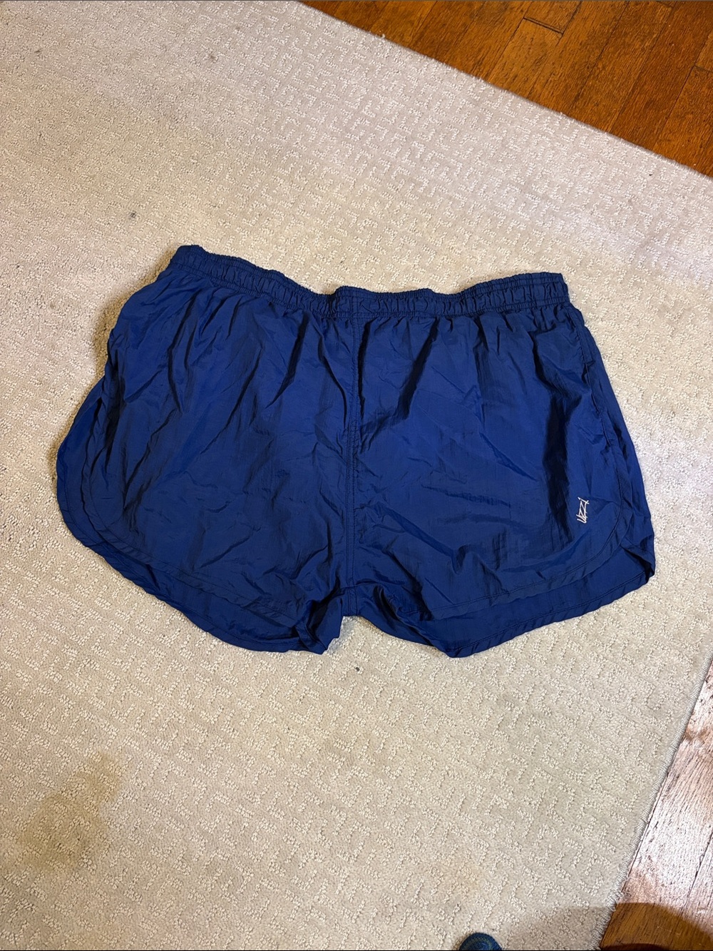 Women's Athletic Running Shorts in Deep Blue